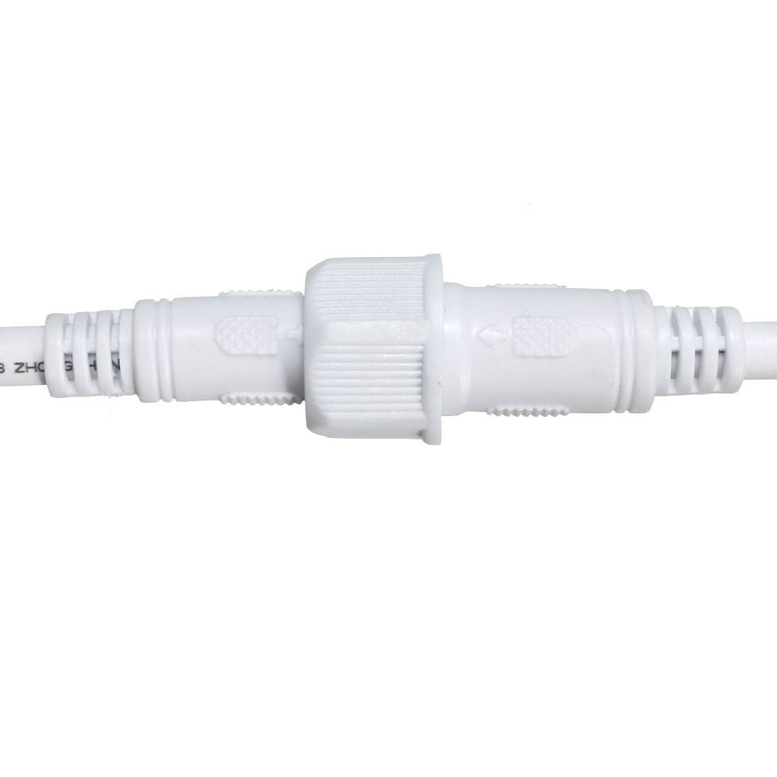 Male Female 2P LED Strips Light Waterproof Connector Cable White