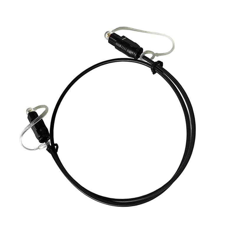 Digital Spdif to Analog Audio RCA RL Converter with 15m Optical Toslink Cable Adapter for DVD HDTV Ps