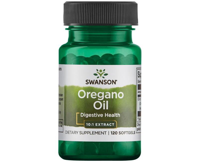 Swanson Oregano Oil 10:1 Extract Softgels, 150 mg, 120 Count