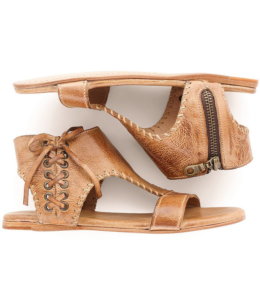 Bed Stu Nina Handwoven Leather Flat Sandals