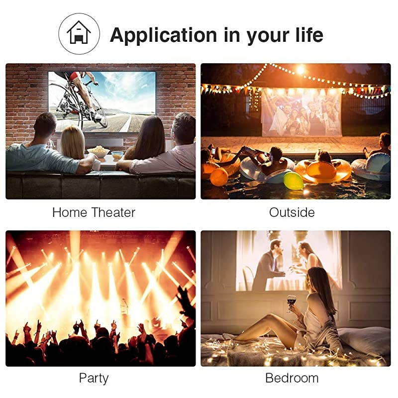 L12 Mini Projector 176 3000L LED Movie Projector Home Theater Video Projector with HDMI Cable Support 1080PUSBVGAAVTVLaptopPhone