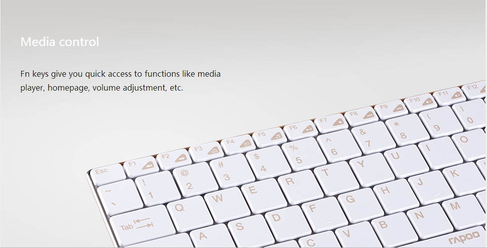 Rapoo 9160 Ultra-thin Accurate cursor positioning 2 Years Battery Life Wireless Optical Combo Keyboard and Mouse Kit