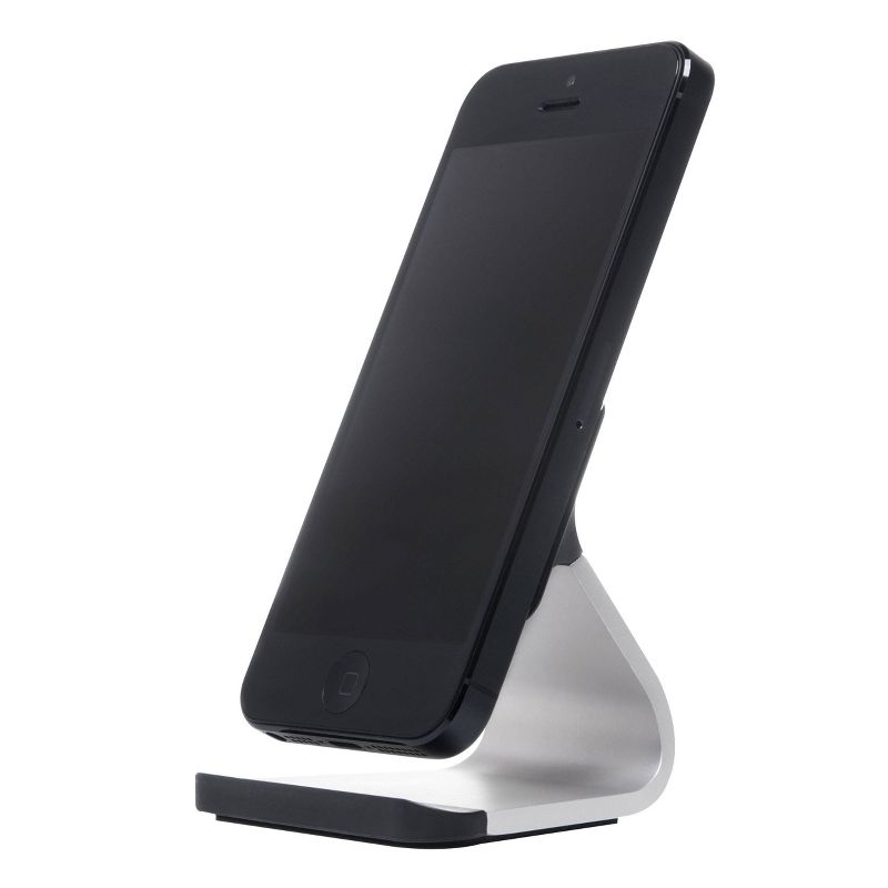 Milo Smartphone Stand Aluminum Black - BlueLounge