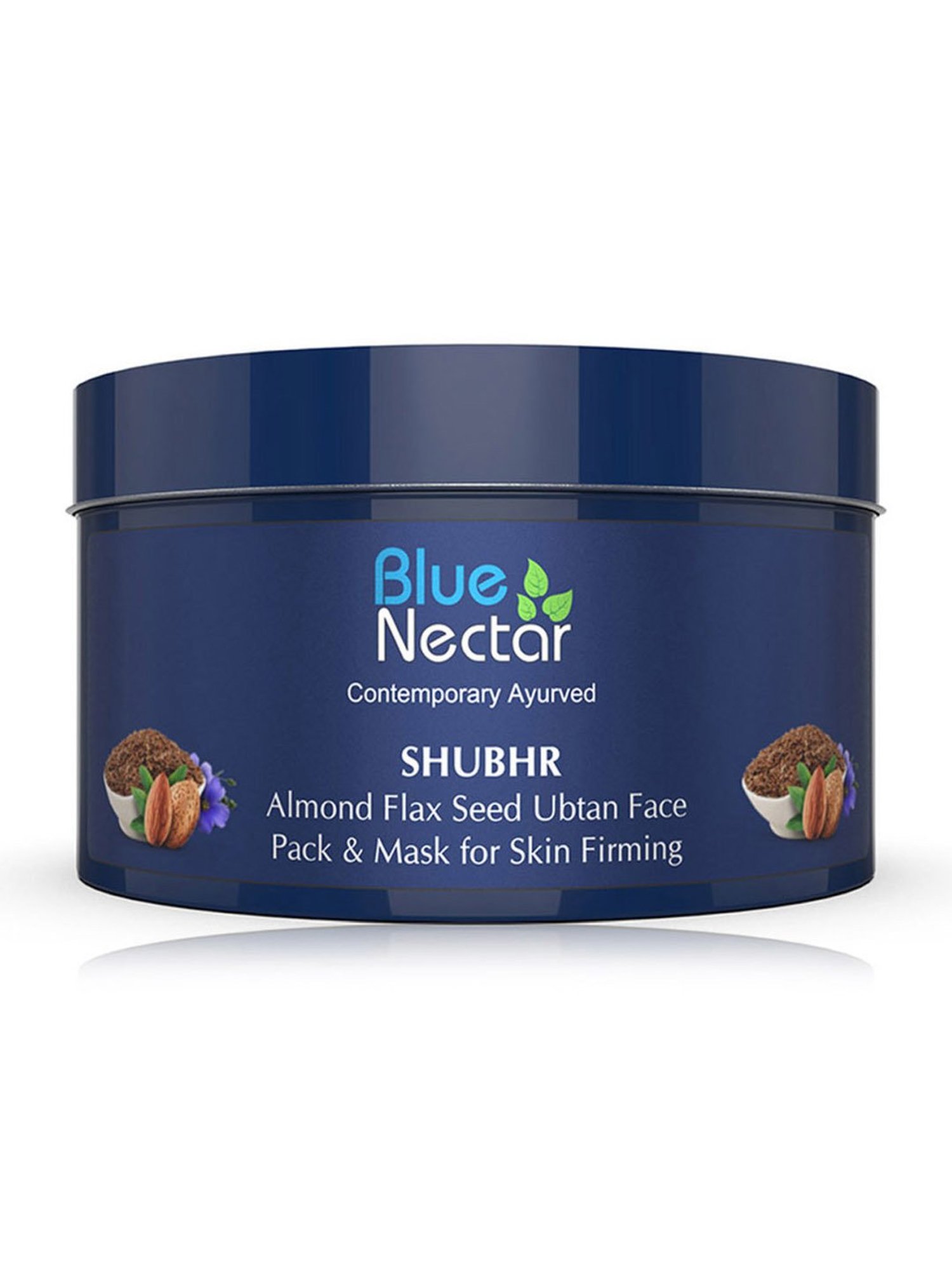 Blue Nectar Almond & Flax Seed Ubtan Face Mask & Pack - 100 gm