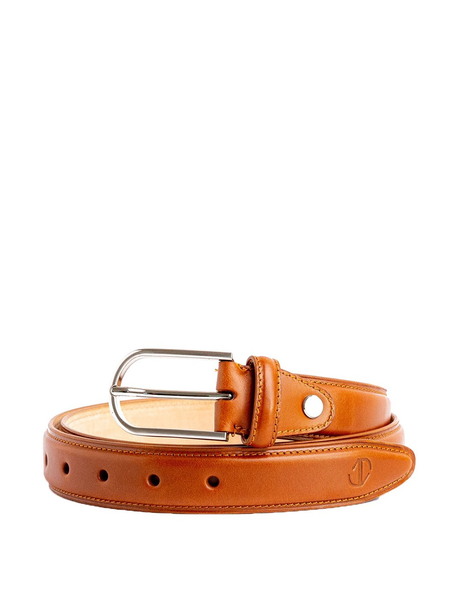 James Aston Tan Leather Waist Belt for Men
