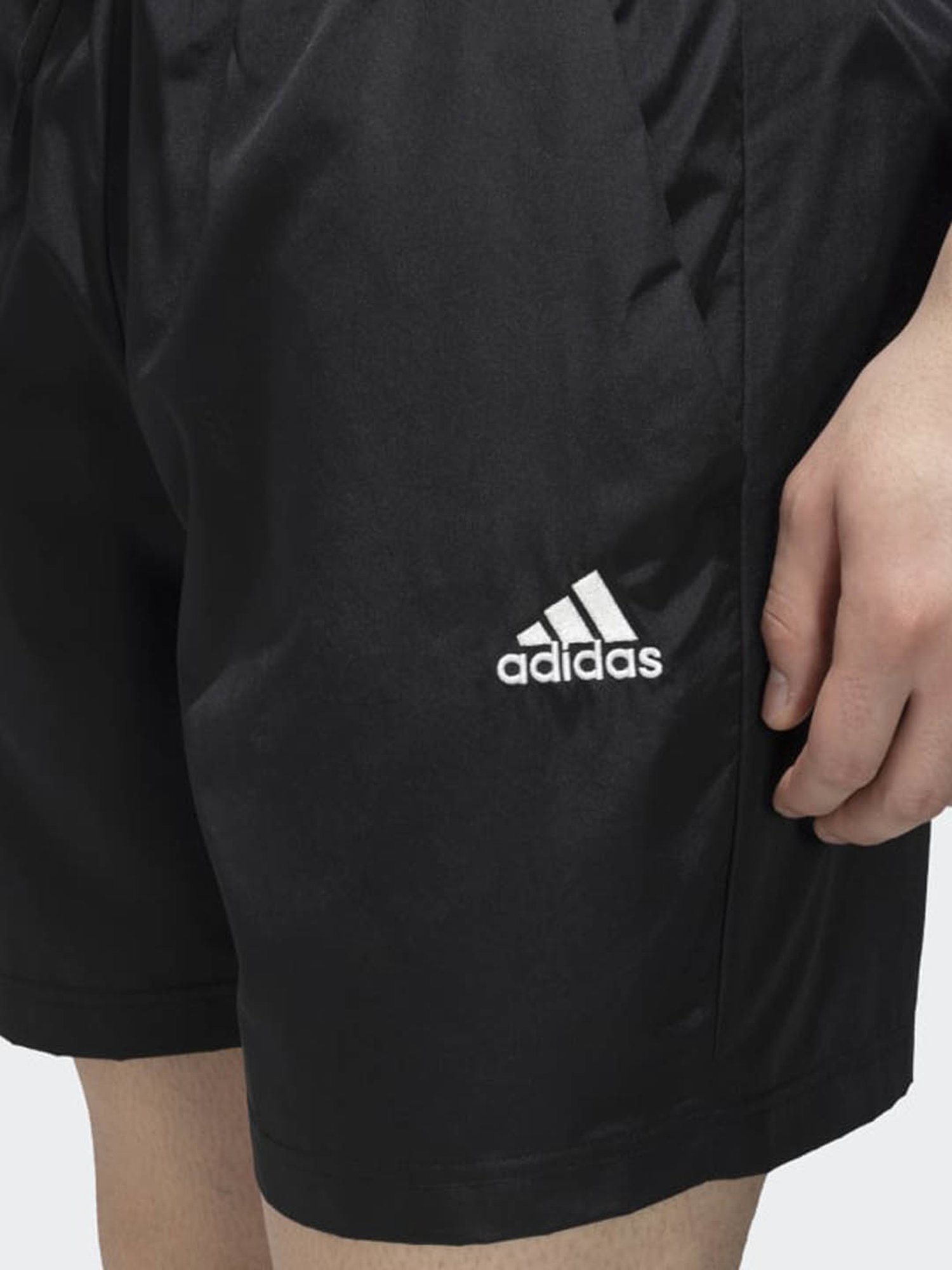 Adidas Shine Black Regular Fit Sports Shorts