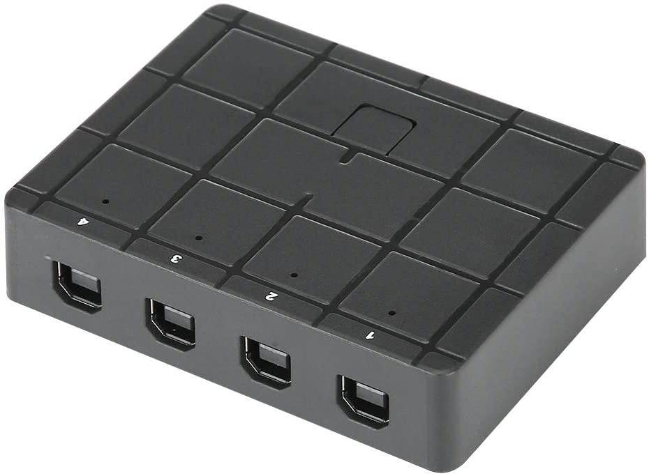 SOONHUA USB Splitter 4-in 1-Out Switcher Computer Accessory for Windows 98 / ME / 2000 / XP/Windows 7