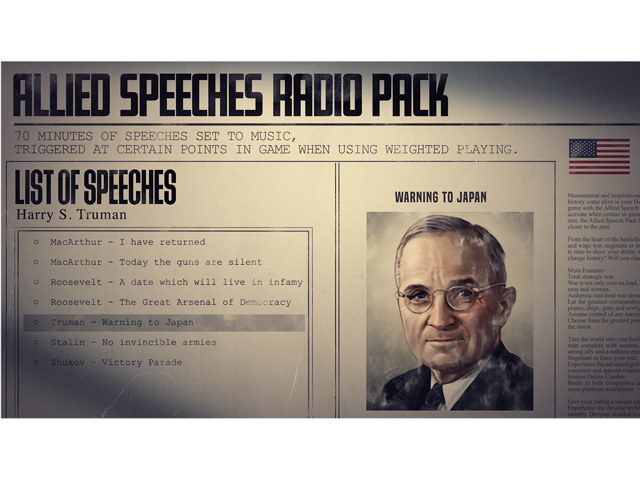 Hearts of Iron IV: Allied Armor Pack [Online Game Code]