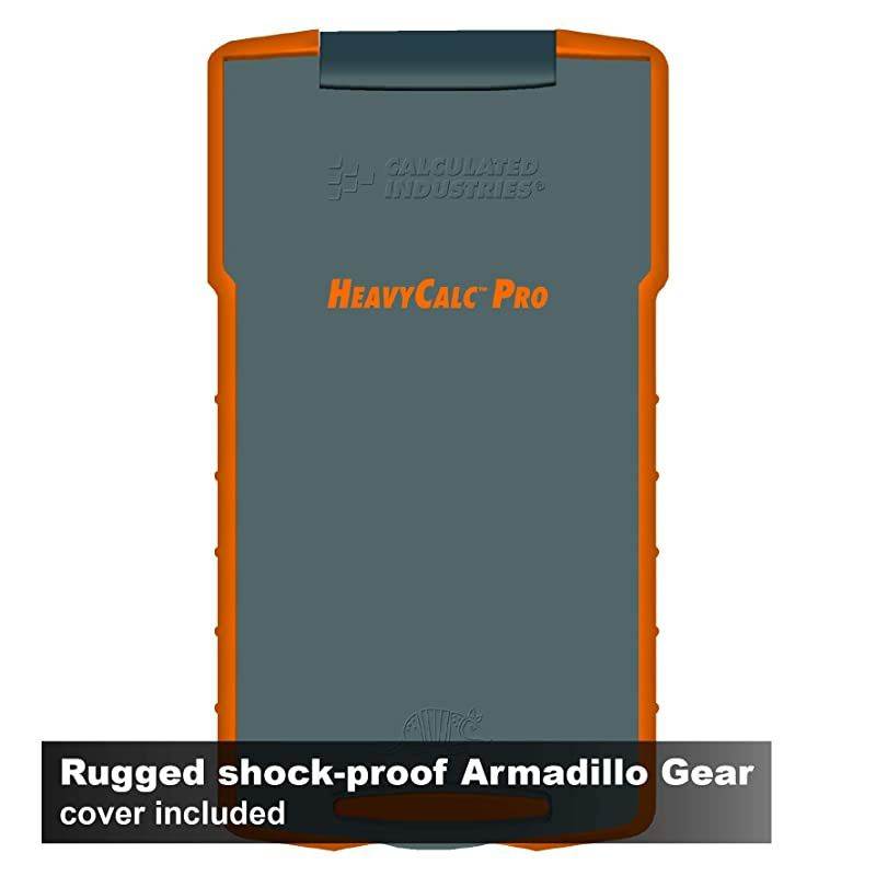 4325 HeavyCalc Pro Feet-Inch, Tenths, Yards and Metric Construction Math Calculator Tool for Engineers, Estimators, Excavators, Highway Contractors and Heavy Equipment Operators