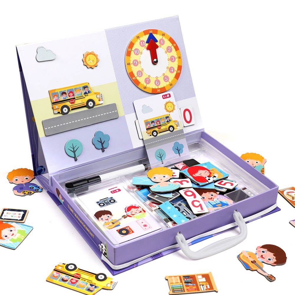 Letter Puzzles Educational Time Management Games Educational Toys Puzzles Teaching Aids Puzzle Toy for Kids