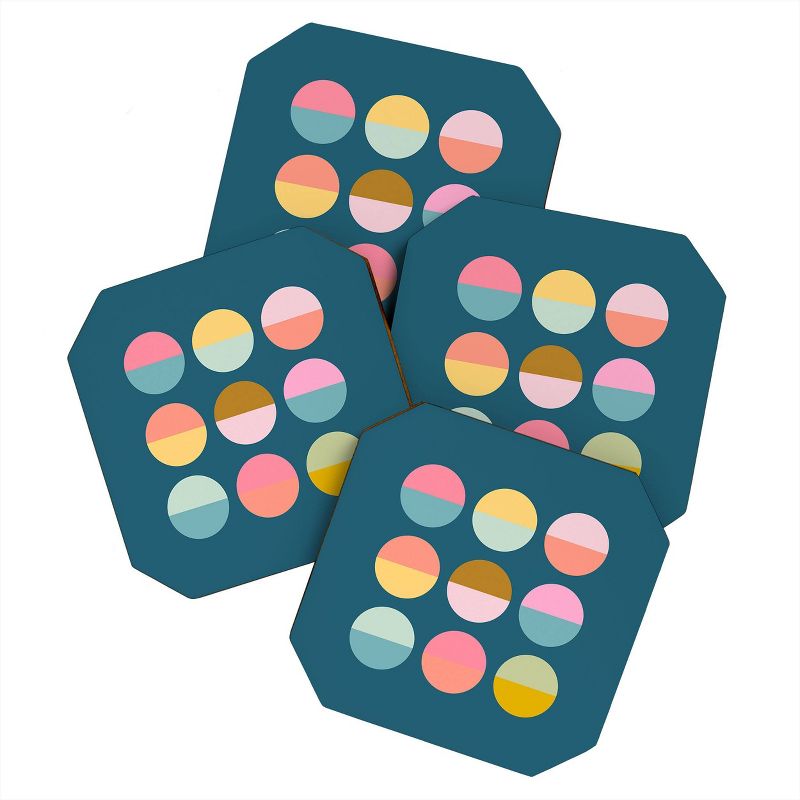 Car Coaster 2.5" Grandkids Car Coaster Absorbent Flowers  -  Coasters