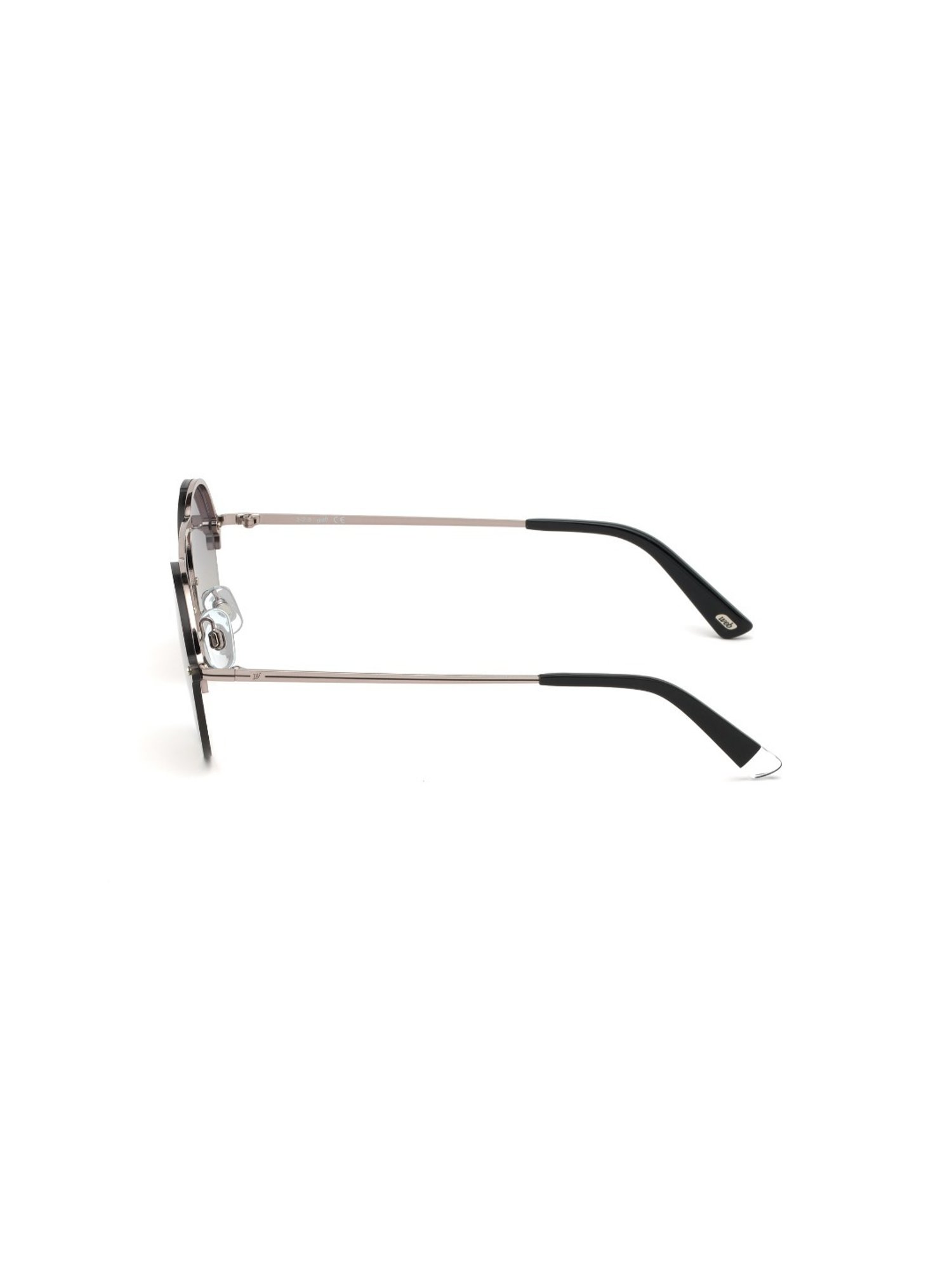 Web Eyewear Grey Round Unisex Sunglasses Designed in Italy