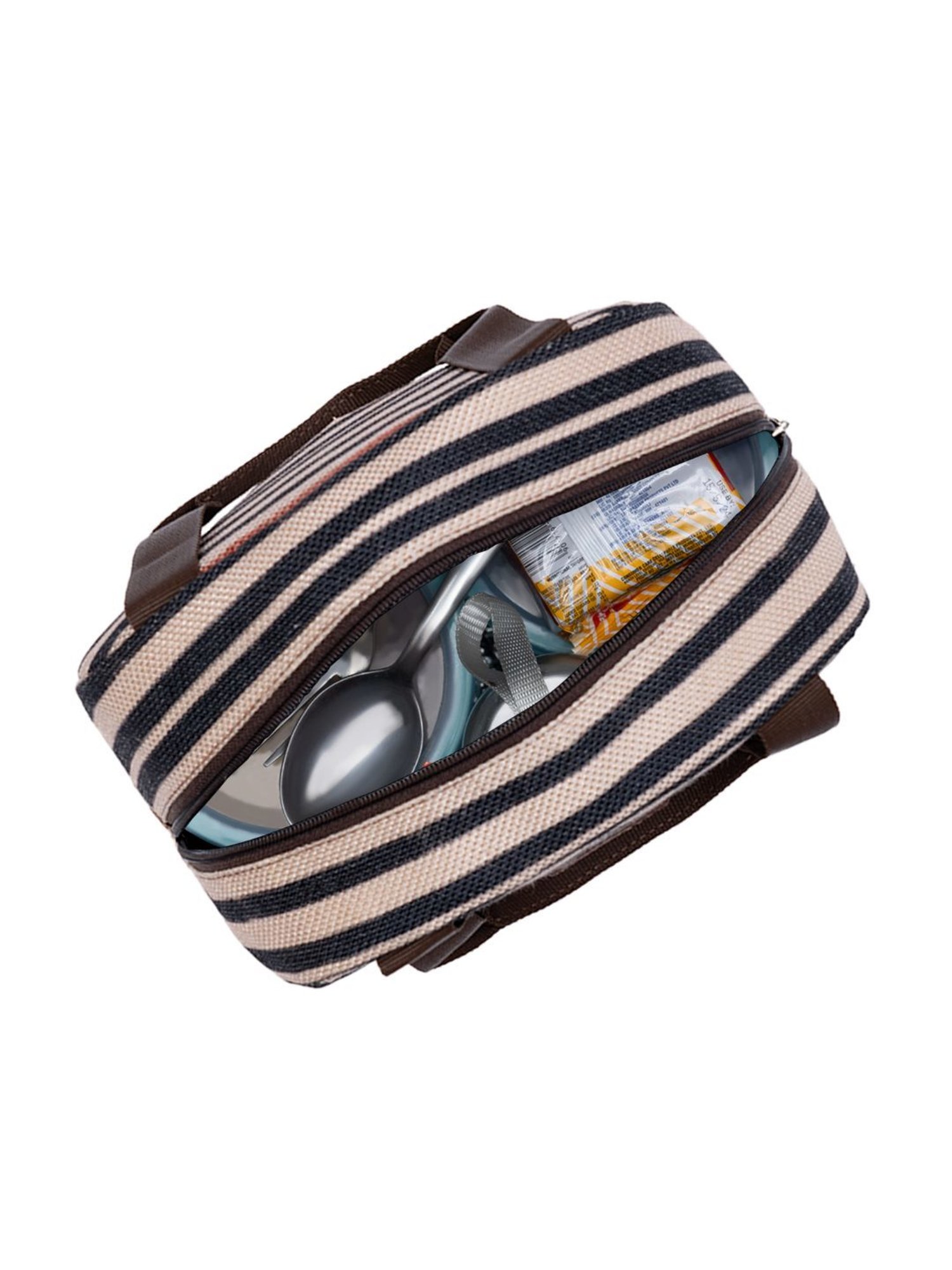 ZOUK Multicolor Striped Lunch Bag