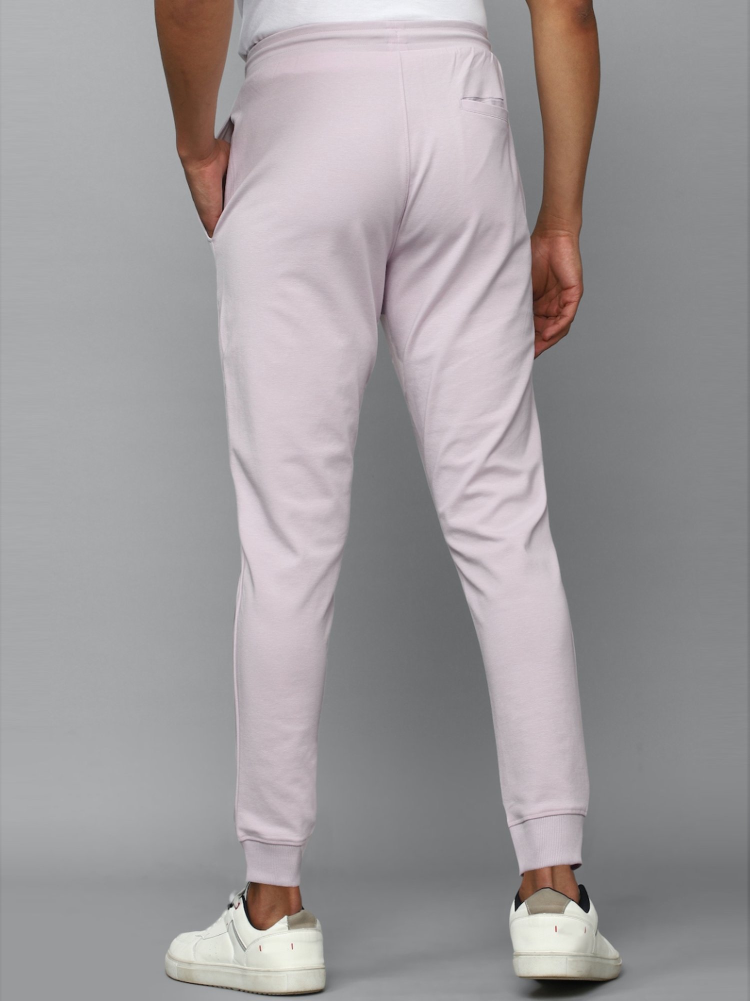 Tribe by Allen Solly Purple Cotton Regular Fit Joggers