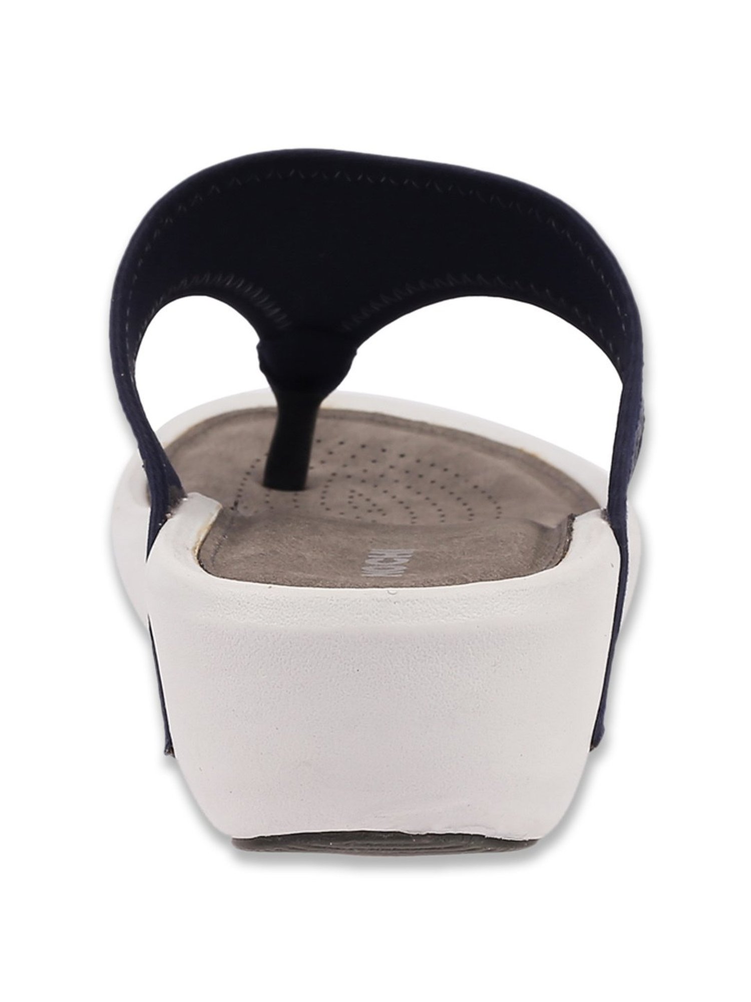 Mochi Women's Blue Thong Wedges