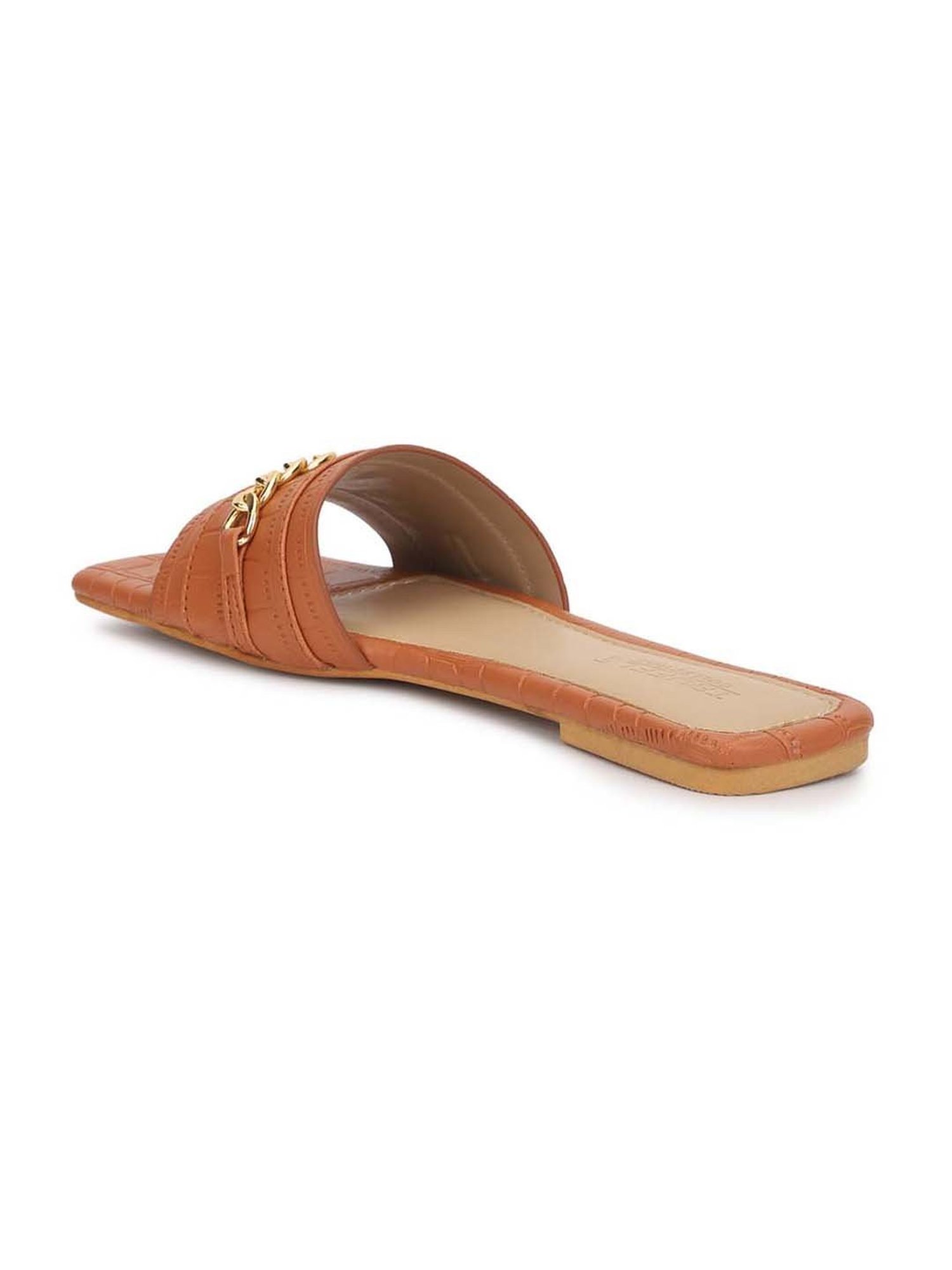 Truffle Collection Women's Tan Casual Sandals