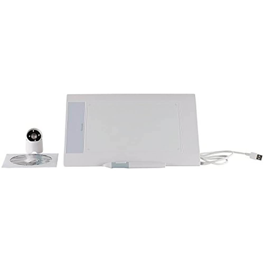 Turcom TS-6580W 8" x 5" Huion Graphic Drawing,Capture Pen and Touch Tablet  - White
