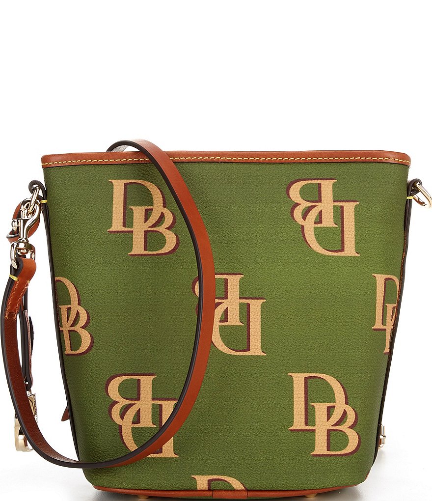 Dooney & Bourke Monogramed Collection Small Zip Hobo Bag
