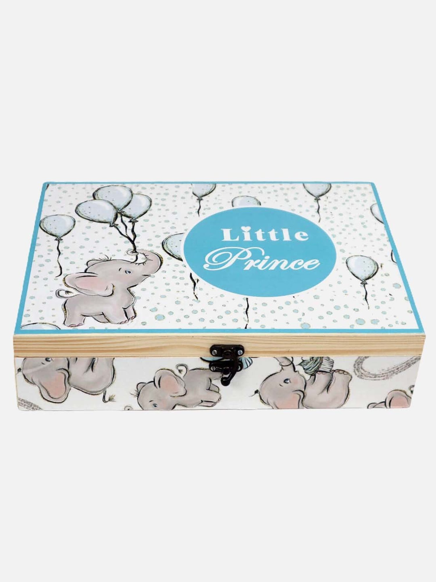 Little Surprise Box Kids Blue Cotton Printed Full Sleeves Gift Set