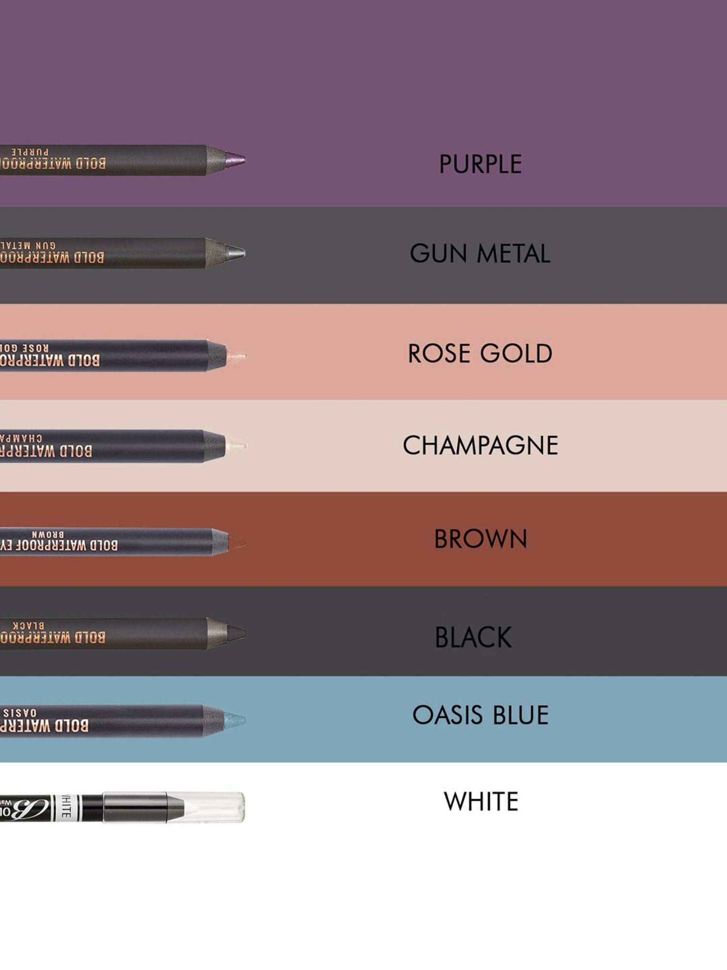 Barry M Bold Waterproof Eyeliner Rose Gold - 1.2 gm