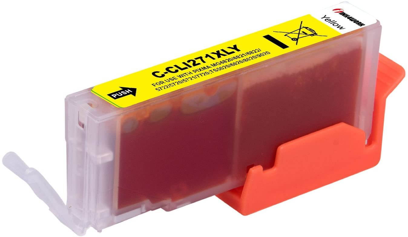 INK4WORK 6 Pack Compatible Ink Cartridge Replacement (with Gray) for Canon PGI-270XL CLI-271XL PGI270 XL CLI271 XL for Canon PIXMA PIXMA TS8020 TS9020 MG7720