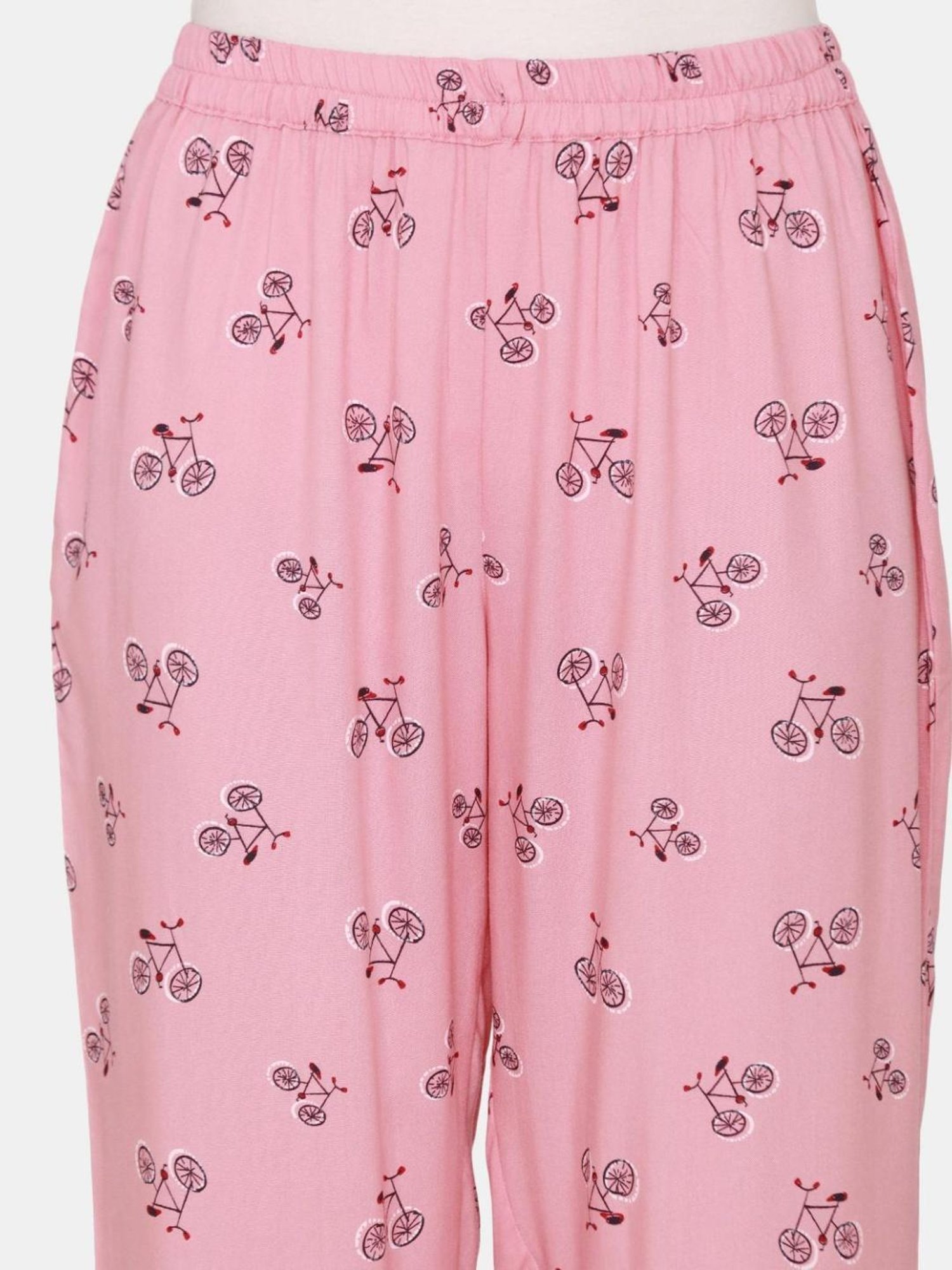 Coucou by Zivame Pink Printed Pajamas