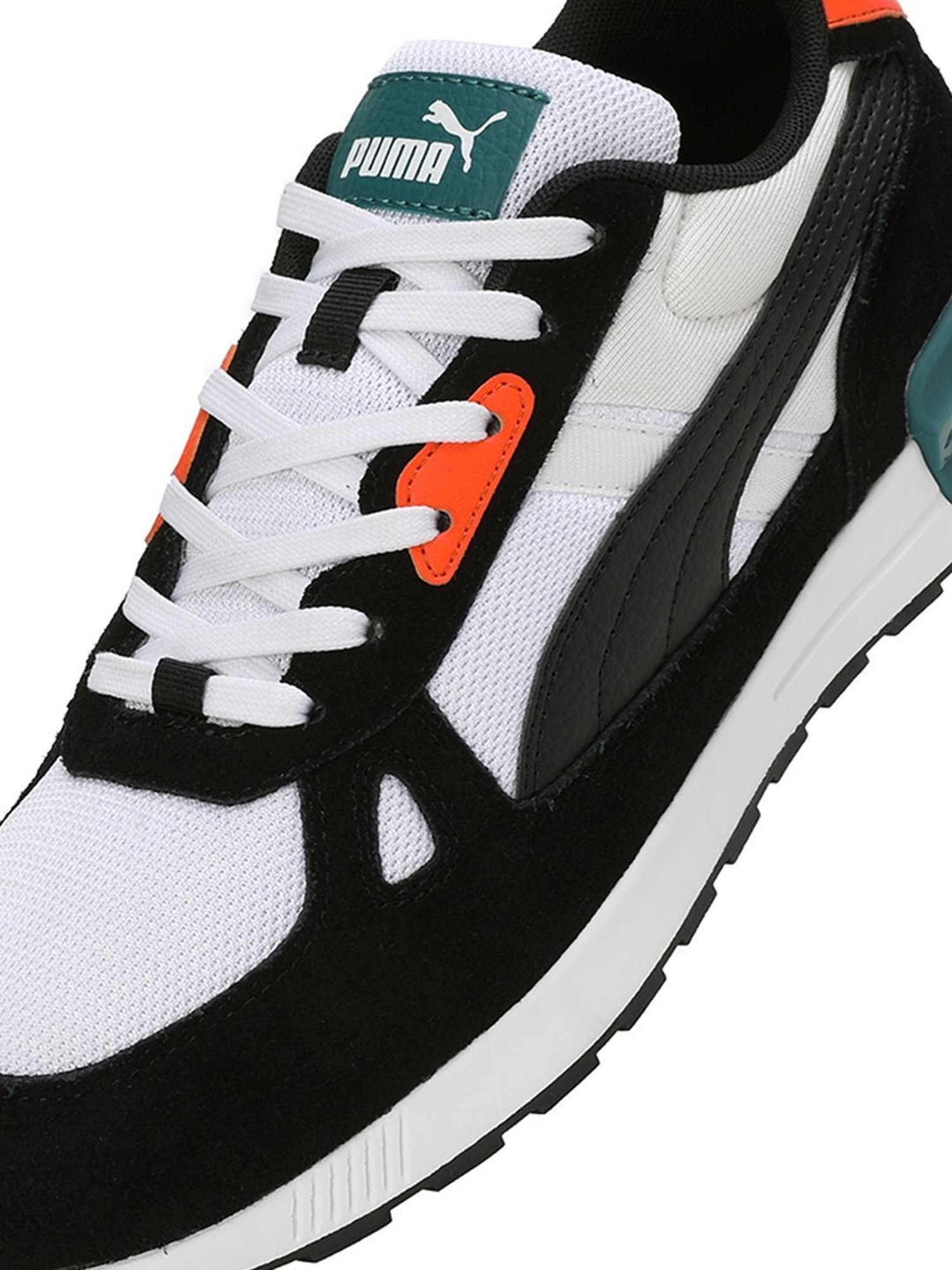 Puma Men's Graviton Pro White & Black Casual Sneakers