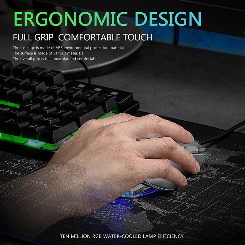 V15 E-sport Mechanical Mouse Macro Definition Free Drive Gaming Mouse