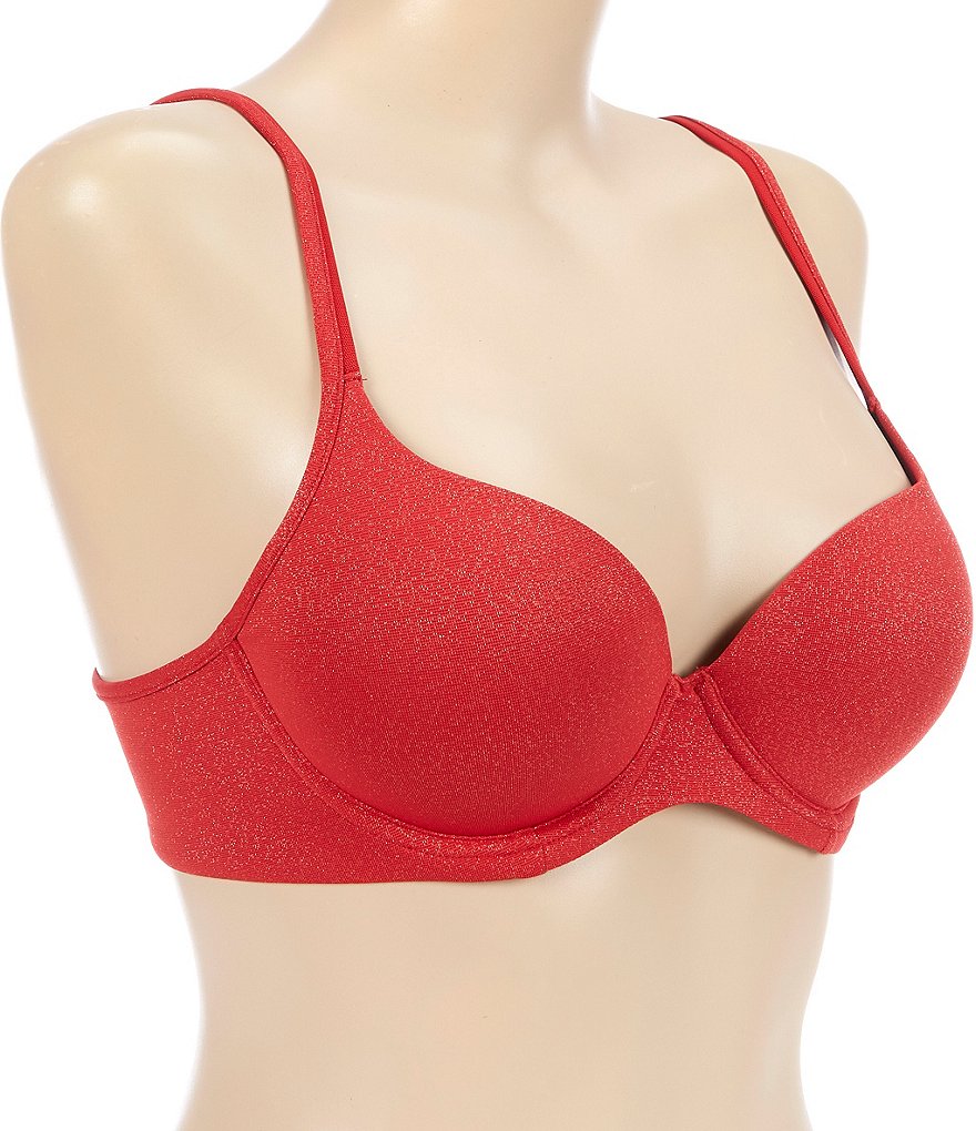 Modern Movement Full-Busted Contour Underwire Square Back Holiday Shimmer Bra