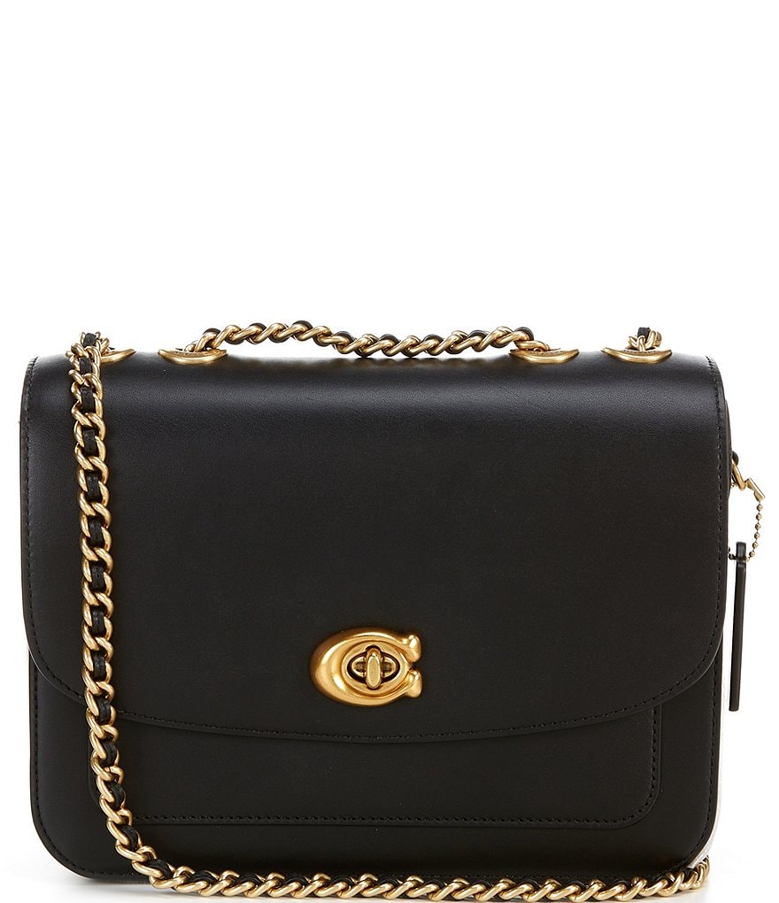 COACH Madison Calf Leather Chain Strap Shoulder Bag