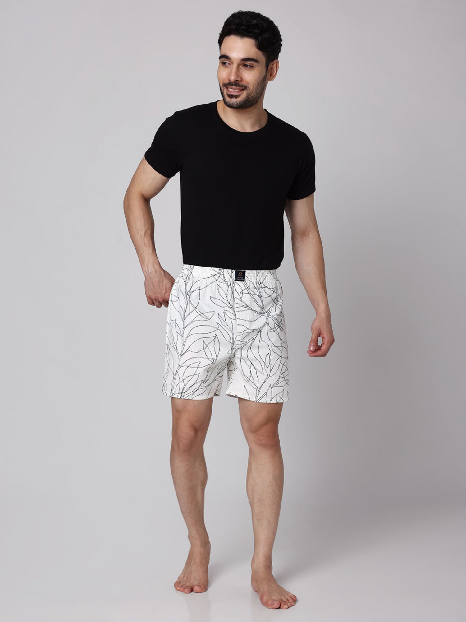 Urban Scottish Multi Cotton Regular fit Print Boxers-Pack of 3