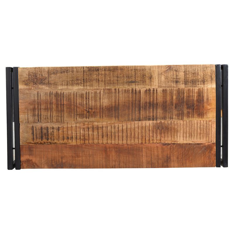 Handcrafted Reclaimed Wood Coffee Table Natural - Timbergirl