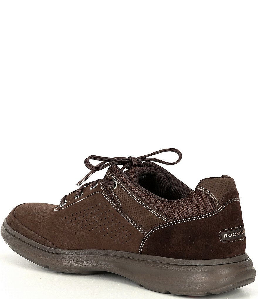 Rockport Men's Zaden UBal Suede Embossed Lace-Up Oxfords