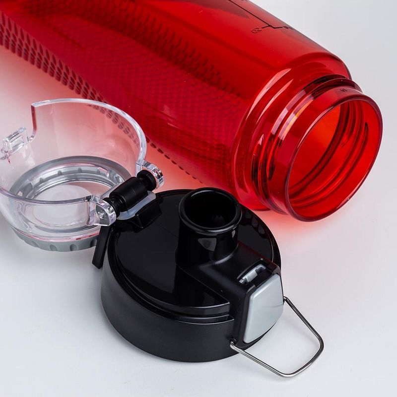 Thermos Intak 24 Ounce Hydration Bottle with Meter, Red