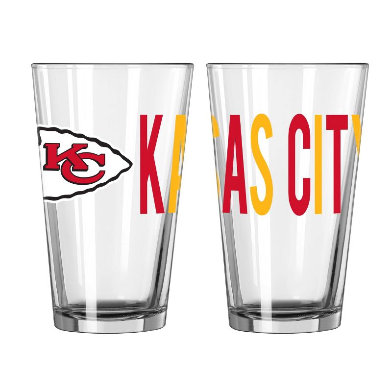 NFL Kansas City Chiefs Overtime Pint Glass - 16oz