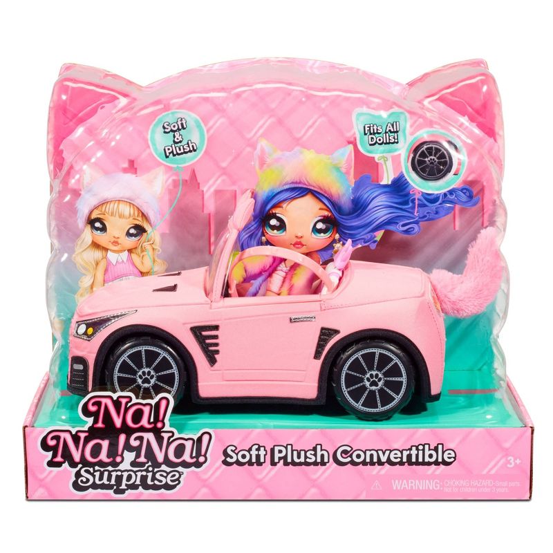 Na! Na! Na! Surprise Pink Soft Plush Convertible Car