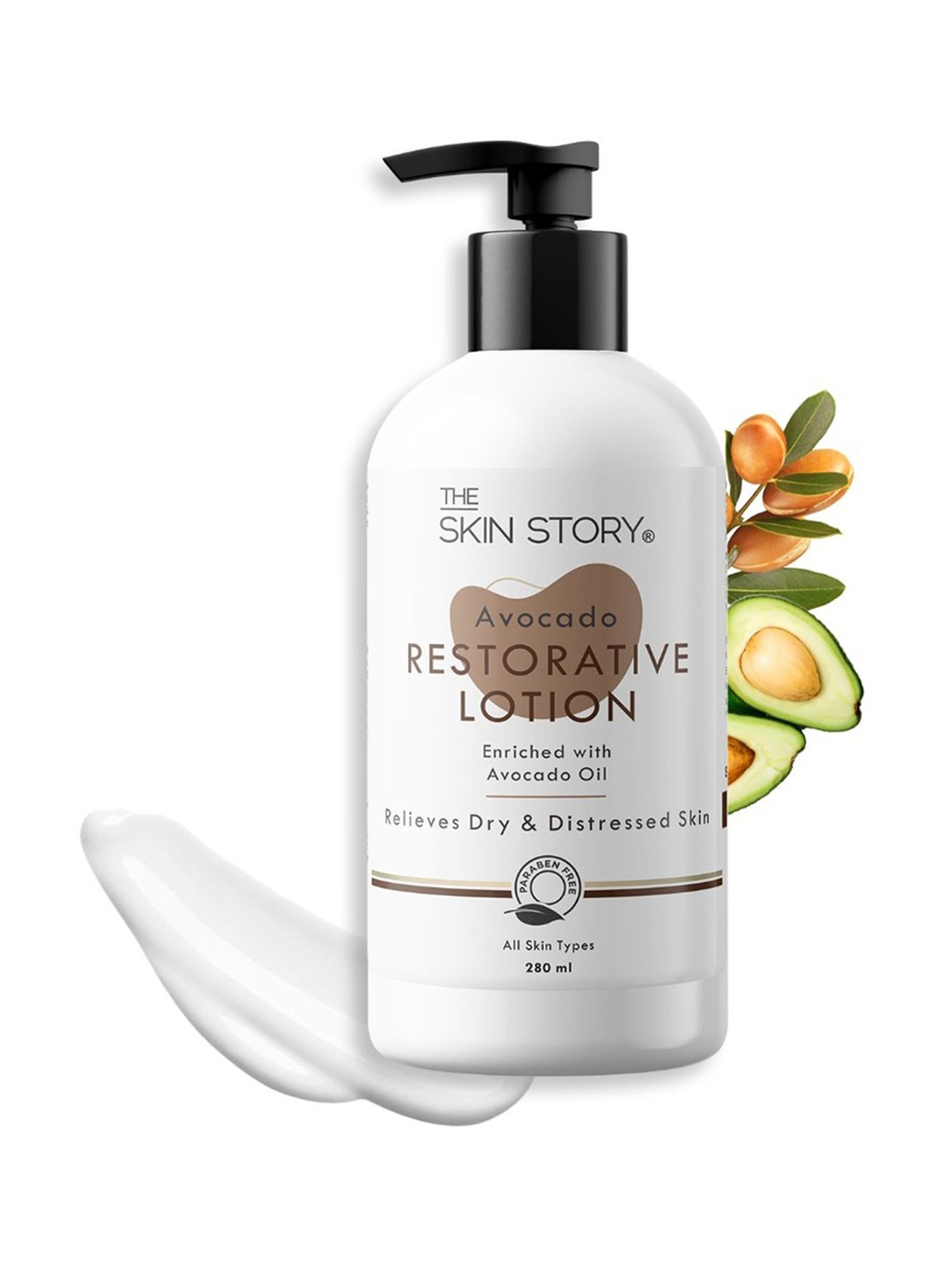The Skin Story Avocado Restorative Lotion for Relieves Dry & Distressed Skin - 280 ml
