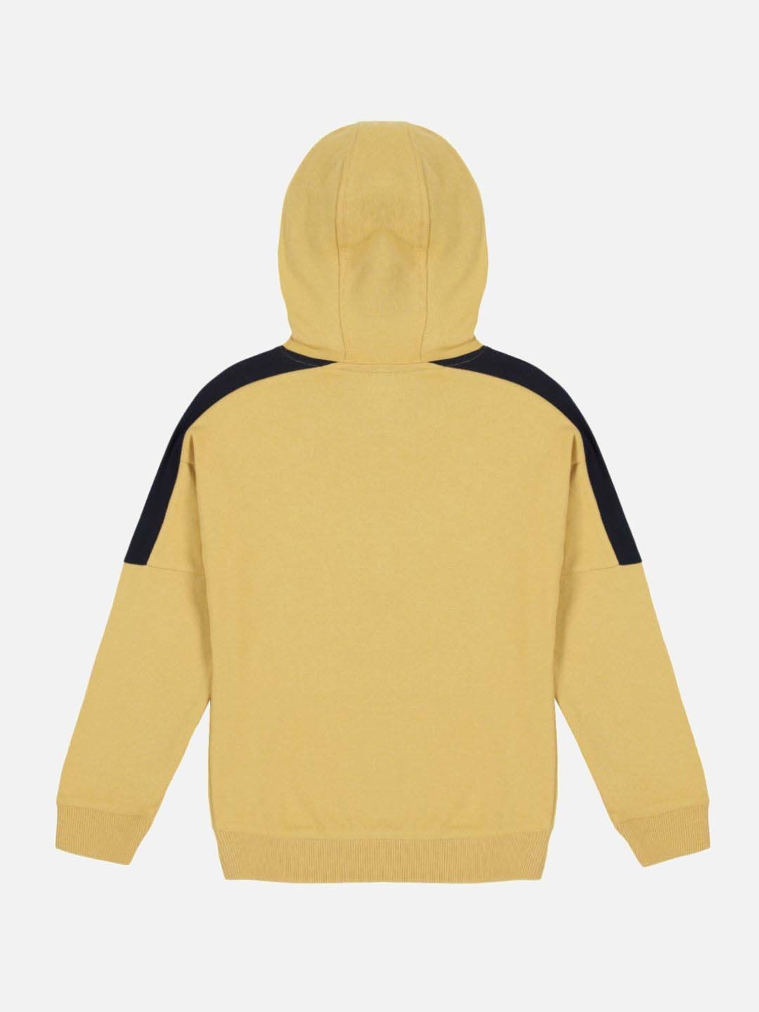 Allen Solly Junior Orange Cotton Regular Fit Full Sleeves Sweatshirt