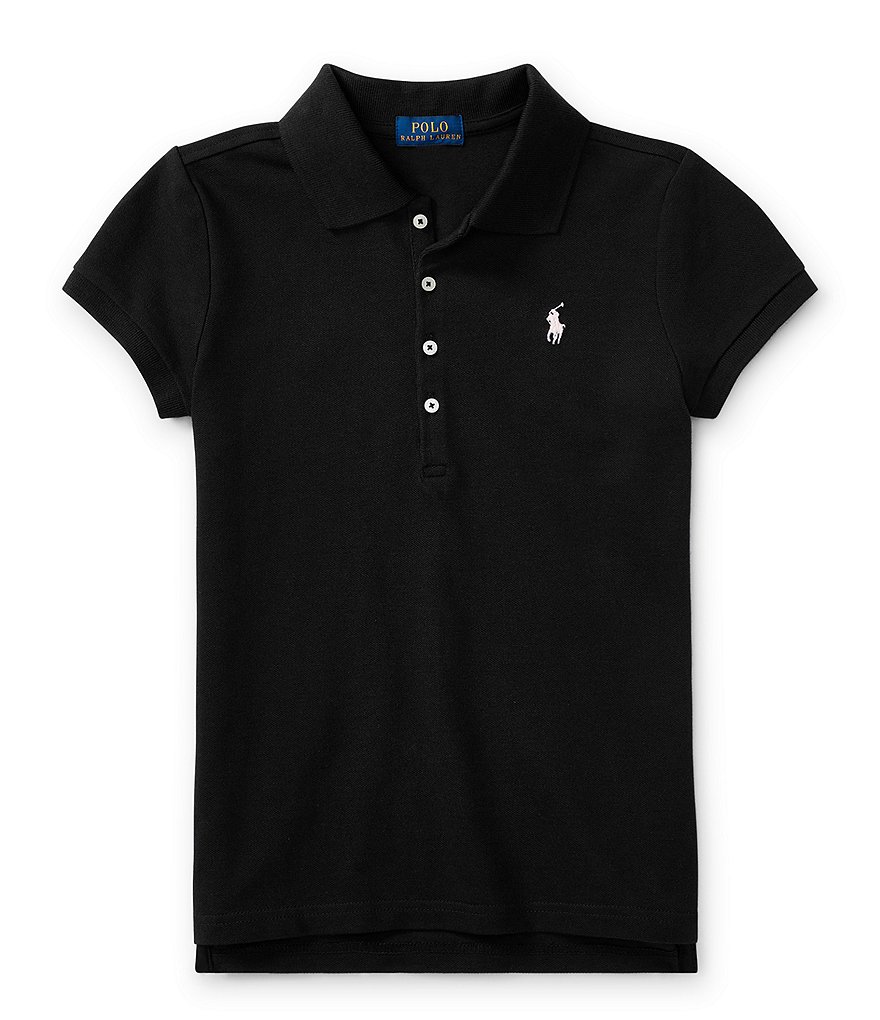 Polo Ralph Lauren Childrenswear Big Girls 7-16 Short-Sleeve Mesh Polo Shirt