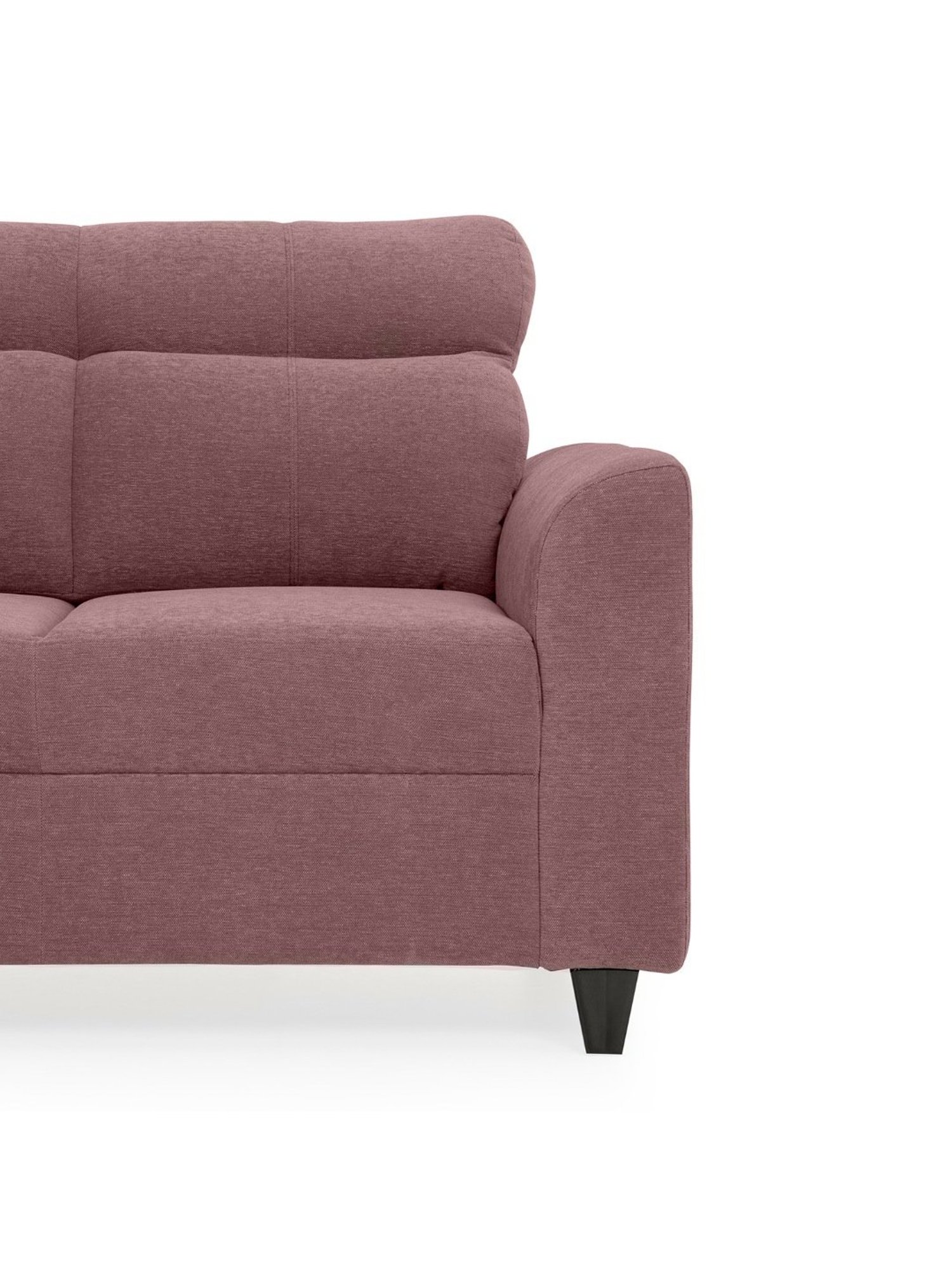 Duroflex Zivo Plus Pink Solid Wood 3 Seater Sofa Set