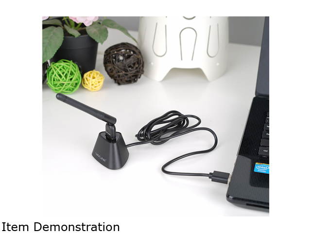 Wavlink AC600 USB Wifi Adapter, 600Mbps Dual Band Wireless Adapter, 802.11ac, High Gain 3dbi Antenna Network Adapter, 2.4G/150Mbps + 5G/433Mbps For PC, Windows XP/Vista/7/8/8.1/10 (32/64bits) MAC OS