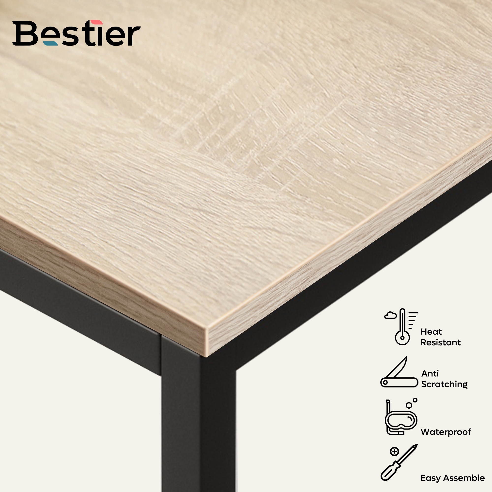 Bestier 63 Inch Computer Desk with Storage Shelves, Modern Bookshelf Desk with Headphone Hook Large Workstation Writing Desk with Reversible Bookshelves Home Office Work Table Study Desk Grey