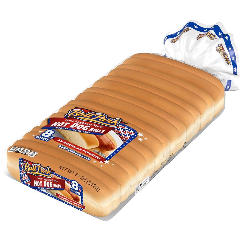 Ball Park New England Style Hot Dog Buns - 8pk/11oz