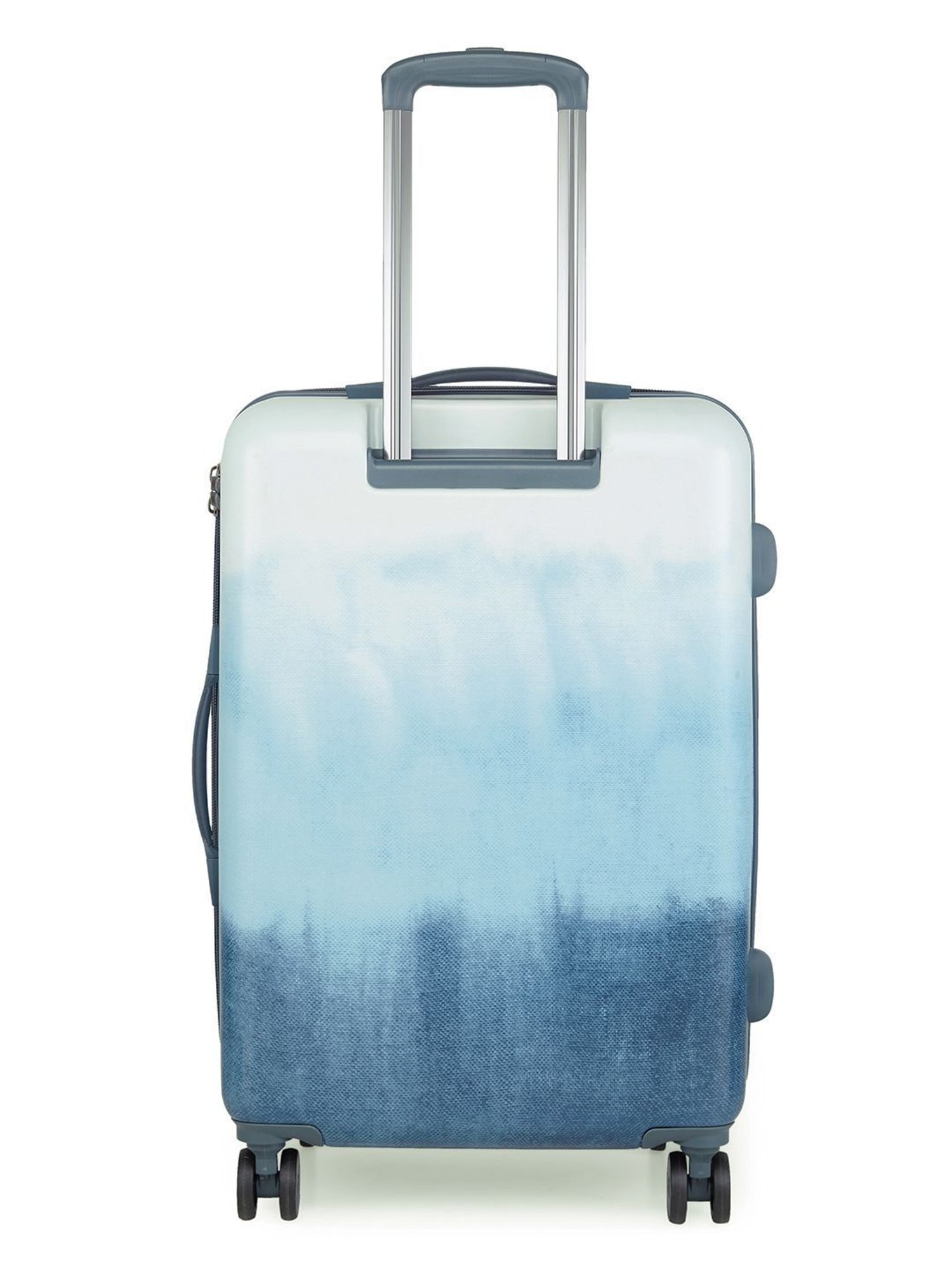 HEYS Tie-dye Blue Printed Hard Medium Trolley Bag -26 cm