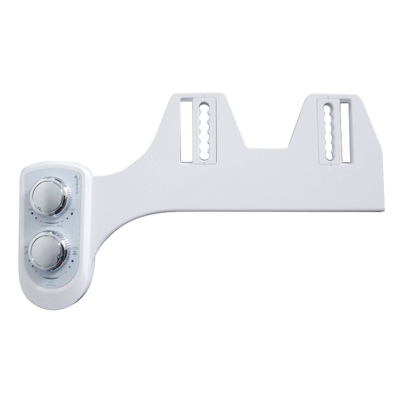 SB-410 Non-Electric Bidet Attachment with Single Nozzle and Hot/Cold Water White - SmartBidet