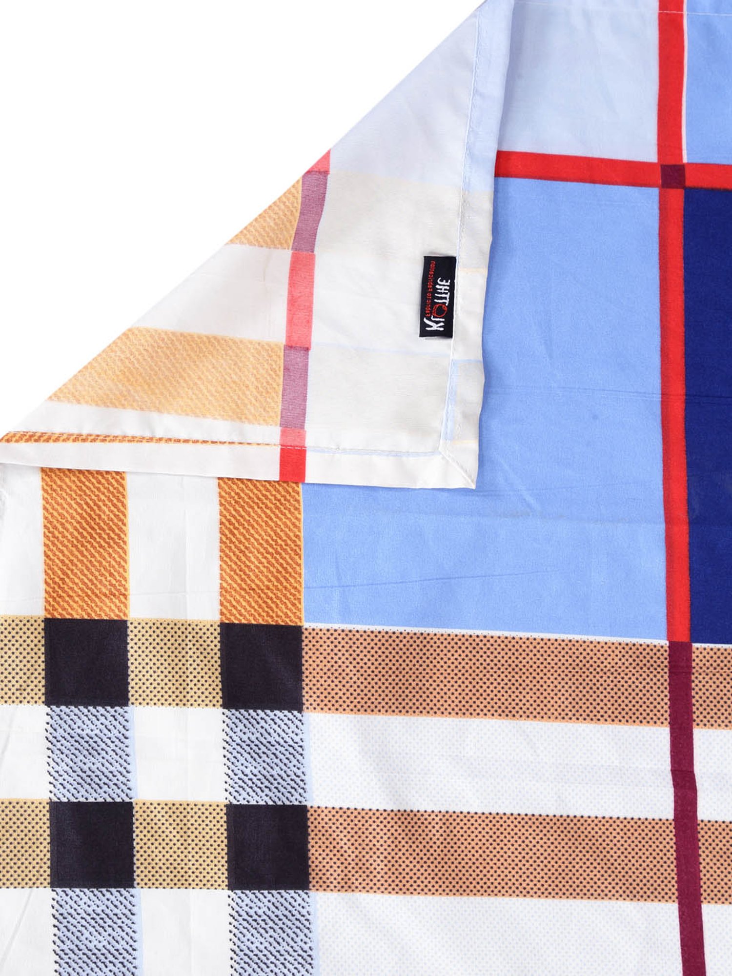 Klotthe Multicolor Cotton 300 TC Single Bedsheet Set
