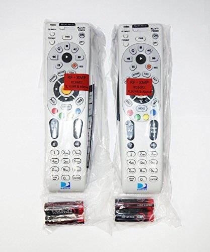 2 pack - directv ir / rf universal remote control (rc66rx)
