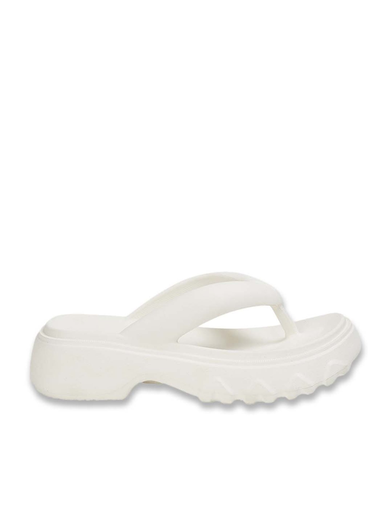 Ginger by Lifestyle Women's Off White Flip Flops