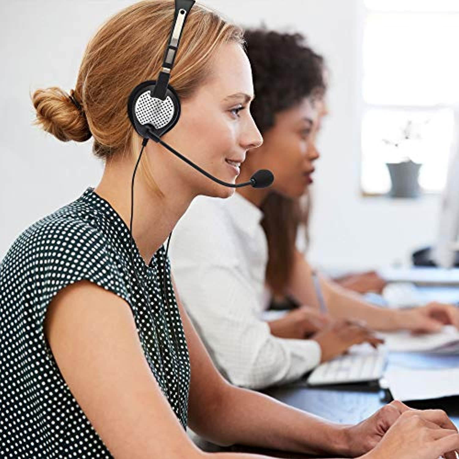 Andrea Communications NC-185VM USB C1-1022600-50 model NC-185 VM USB High Fidelity Stereo USB Computer Headset,Black (NC-185VMUSB)