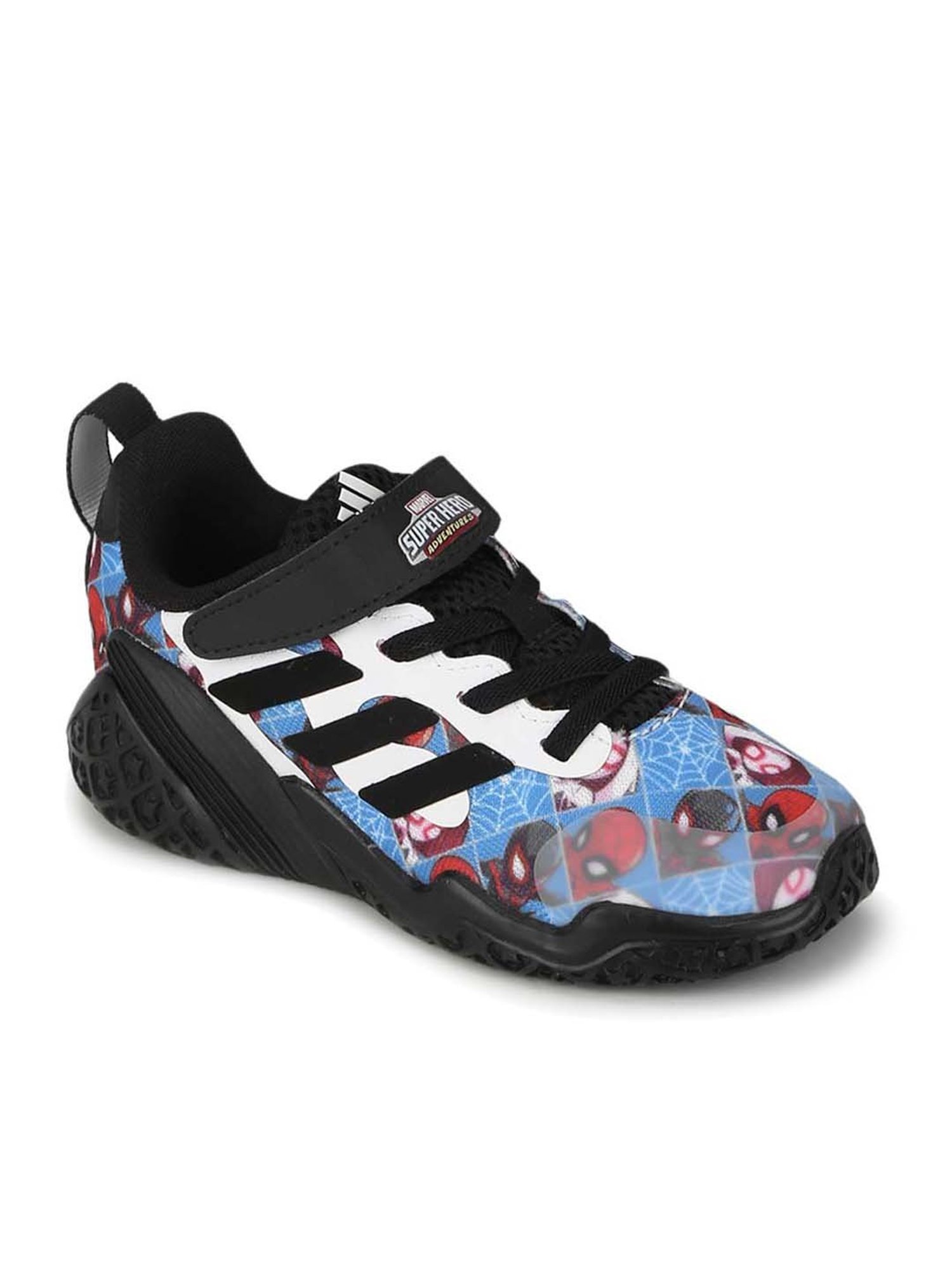 Asian Kids Core Black Running Shoes